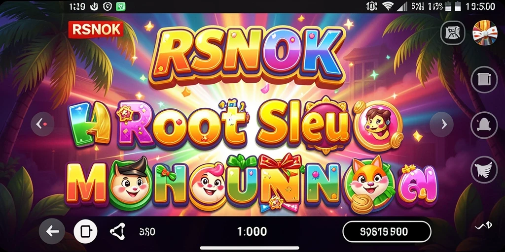 Screenshot gameplay RSNOK dengan tema slot yang memukau.